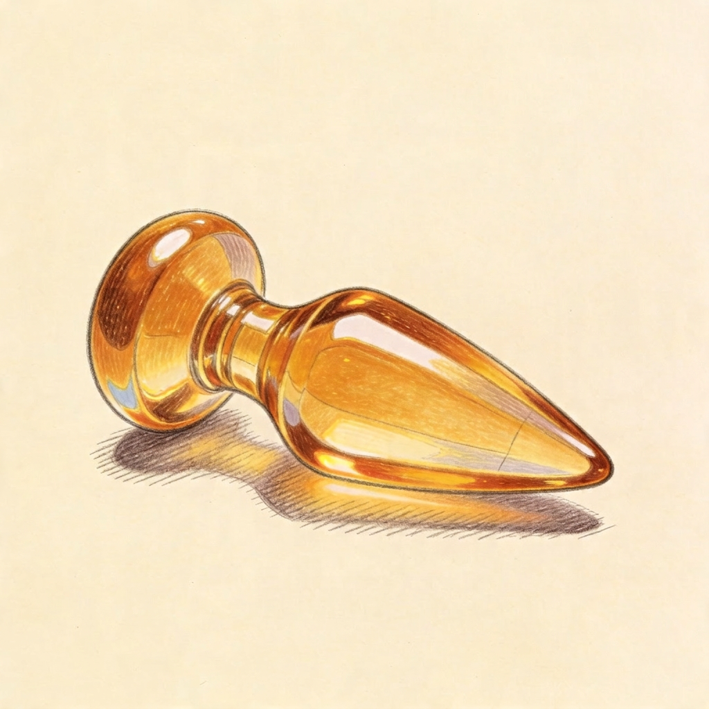 Glass Ember Sculpted Plug