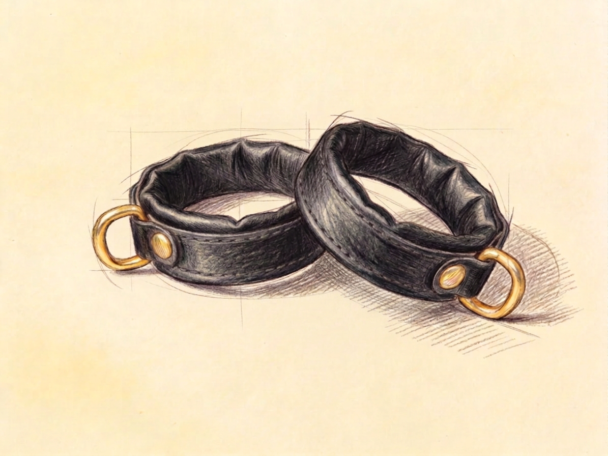 Obsidian Wrist Cuffs